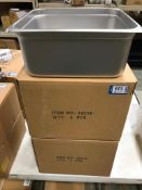 CASE OF 2/3 SIZE 6" DEEP STAINLESS STEEL INSERT, JOHNSON ROSE 58236 - LOT OF 12 - NEW