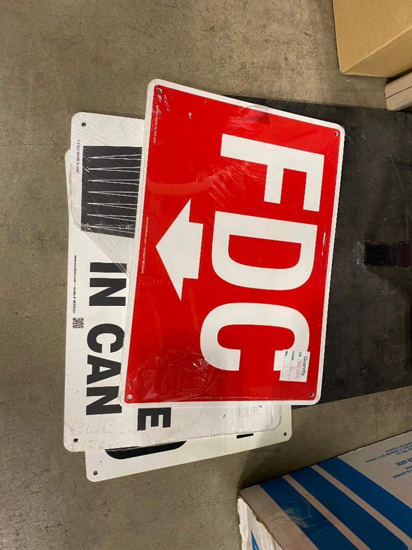 Lot of Asst. Safety Signs, etc. - Image 2 of 2