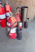 Lot of 3 Amerex 25lbs BC Fire Extinguishers.