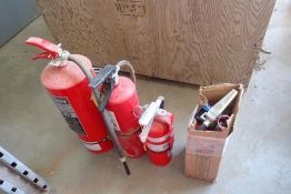 Lot of 4 Asst. ABC Fire Extinguishers.