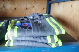 Lot of 3 Pair NFPA 2112 Certified Size 46R Coveralls-NEW, UNUSED.