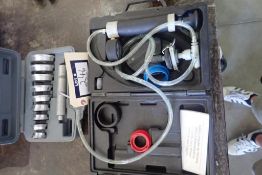 Lot of OTC Cooling System Pressure Tester and Lisle Bearing Race & Seal Driver Master Set.