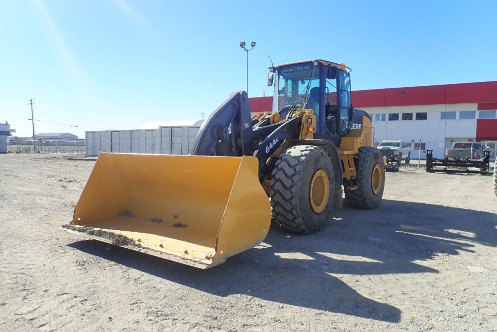 2013 John Deere 644K Articulating Wheel Loader. SN 1DW644KPHDE653050. NOTE: REMOVAL AUG 17TH.