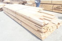 Lot of Approx. 74pcs Asst. Length 2x4 and 2x8 Mixed SPF Lumber.