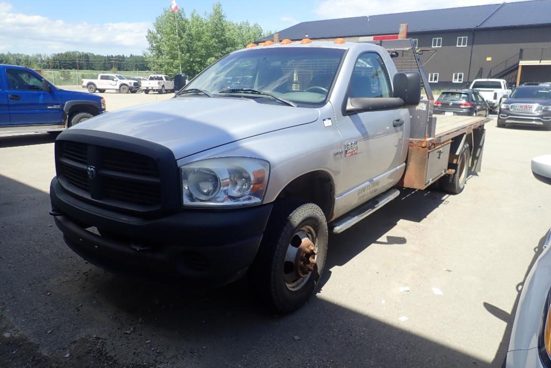 2007 Dodge Ram 3500 HD S/A Regular Cab 4x4 DRW Deck Truck. VIN 3D6WH46D17G788016. NOTE: NOT RUNNING.