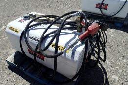 2019 Westeel 435L Diesel Fuel Tank w/ Fill-Rite 12V Electric Pump.