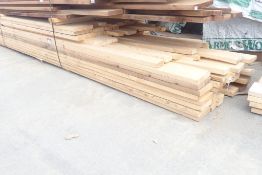 Lot of Approx. 96pcs Asst. Length 2x4 and 2x8 SPF Lumber.