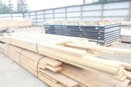 Lot of Approx. 43pcs Asst. Length 2x4 and 2x10 Mixed SPF Lumber.