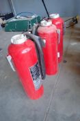 Lot of 3 Ansul 27lbs BC Dry Chem Fire Extinguishers.