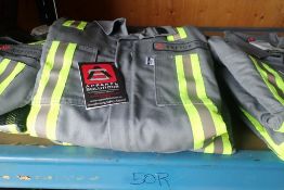 Lot of 3 Pair NFPA 2112 Certified Size 50R Coveralls-NEW, UNUSED.