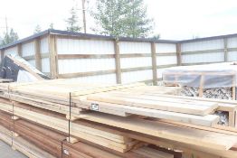 Lot of Approx. 84pcs Asst. Length 2x4 and 2x10 Mixed SPF and Treated Lumber.