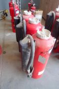 Lot of 3 Ansul 27lbs BC Dry Chem Fire Extinguishers.