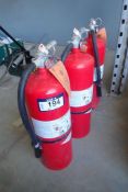 Lot of 3 Ansul 20lbs ABC Fire Extinguishers.