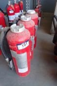 Lot of 3 Ansul 27lbs BC Dry Chem Fire Extinguishers.