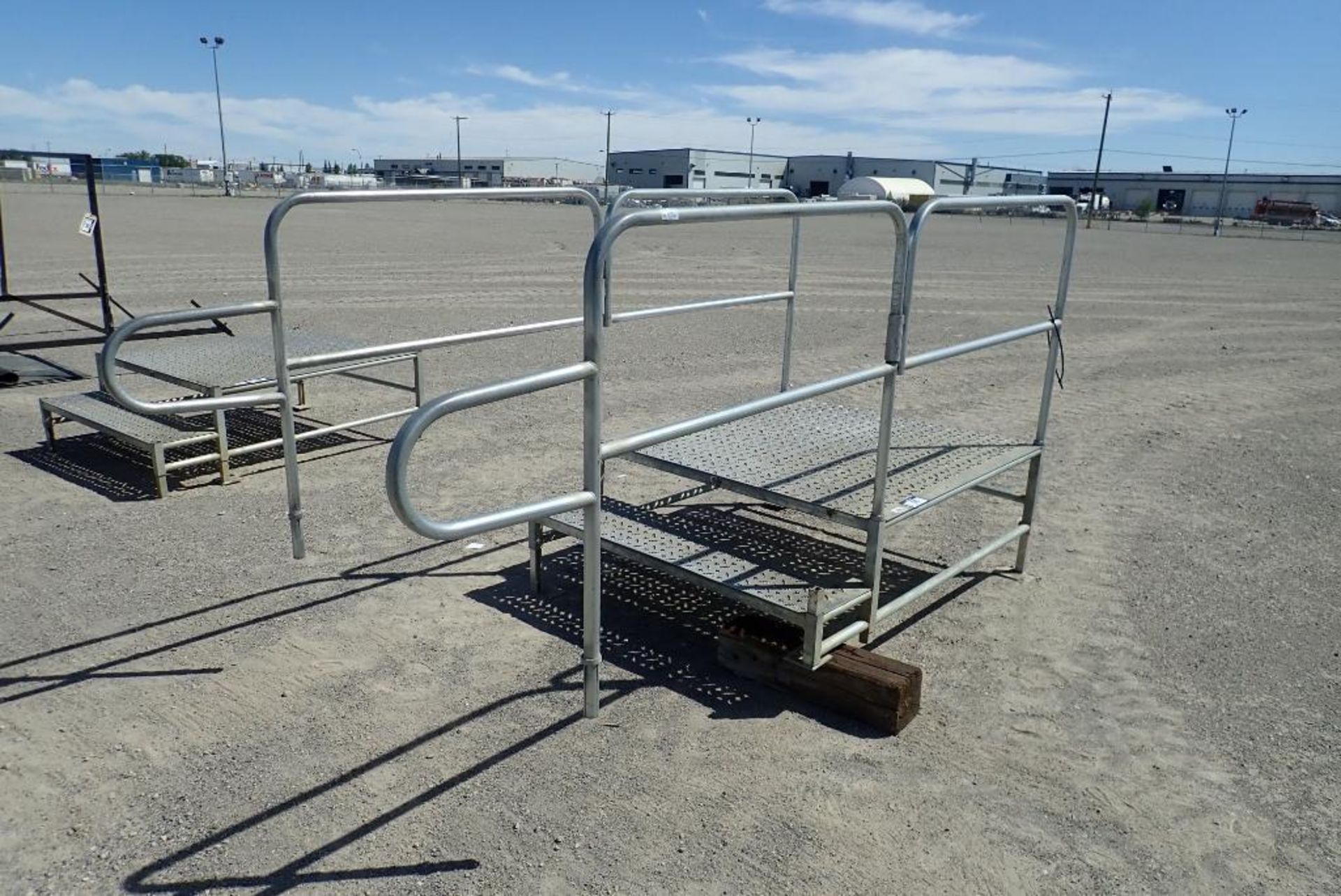 Aluminum 48"x60"x20" Stairs w/ Railings.