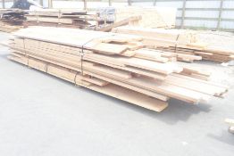Lot of Approx. 111pcs Asst. Length 2x4 and 2x10 Mixed SPF and Treated Lumber.