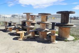 Lot of 33 Asst. Cable Spools.