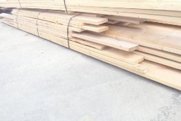 Lot of Approx. 46pcs Asst. Length 2x4 and 2x10 Mixed SPF Lumber.