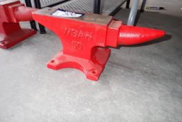 WSAN 50lbs Anvil- NEW, UNUSED.