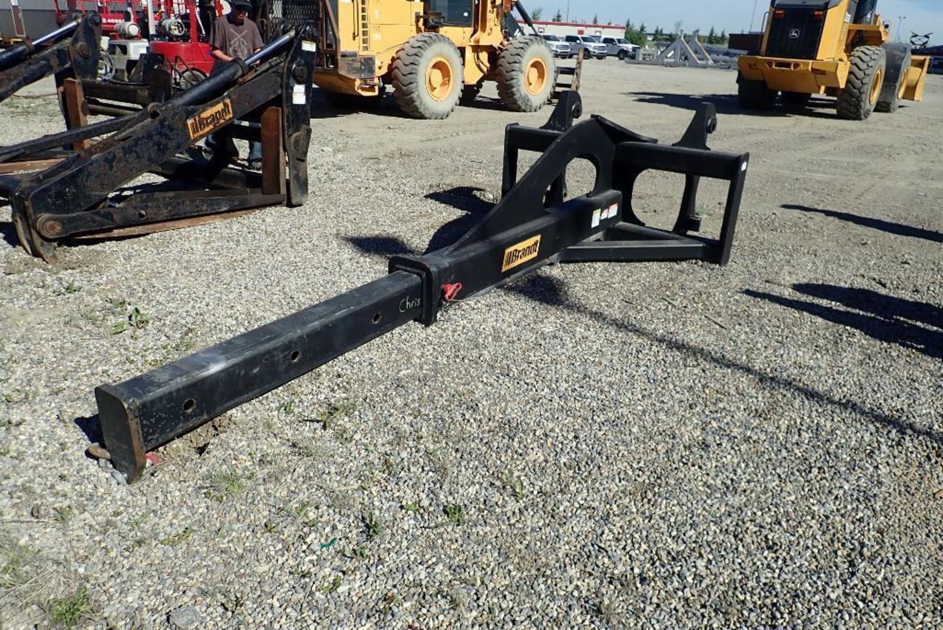 Brandt WL0180-BJME7.6-13.6 QA Telescopic Jib Attachment for JD 644K Loader. NOTE: REMOVAL AUG 17TH.