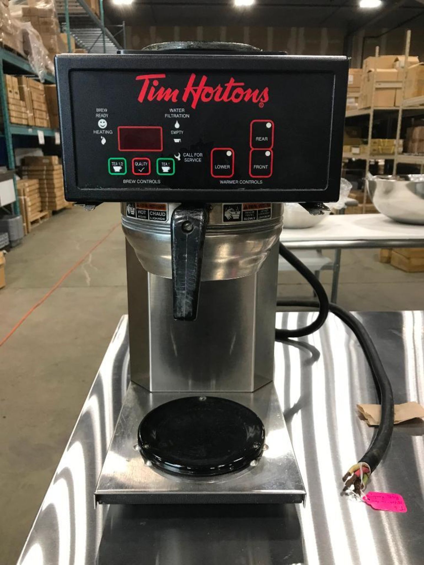 COMMERCIAL TIM HORTONS SINGLE TEA BREWER - Image 6 of 6