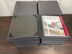 IN-ROOM DINING MENUS WITH REMOVABLE INSERT PAGES, USED - LOT OF 40