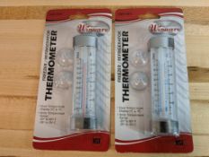 COOLER/FREEZER THERMOMETERS, WINWARE TMT-RF4 - LOT OF 2