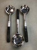 6 OZ PERFORATED PORTION CONTROL SCOOP - LOT OF 3 - JOHNSON ROSE 32561 - NEW