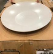 2 CASES OF DUDSON EVO PEARL DEEP PLATE 11.5" - 12/CASE, MADE IN ENGLAND