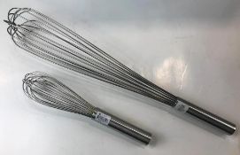 22" & 12" STAINLESS STEEL WHIPS