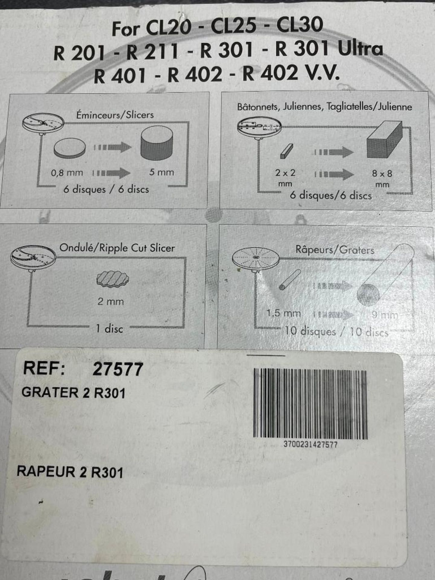 ROBOT COUPE R301 - 3.5QT COMBINATION FOOD PROCESSOR - Image 6 of 10