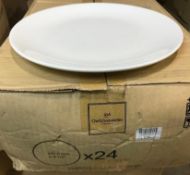 CHEF & SOMMELIER INFINITY BONE CHINA 9" PLATES - LOT OF 24