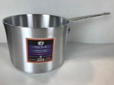 5QT PREMIUM STRAIGHT SIDED SAUCE PAN WITH HELPER HANDLE, JOHNSON ROSE 64925 - NEW