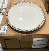 DUDSON PALETTE OVAL PLATTER 11.5" - 12/CASE, MADE IN ENGLAND