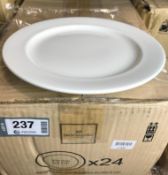 CHEF & SOMMELIER INFINITY BONE CHINA 8.25" PLATES - LOT OF 24