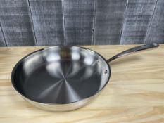 LAGOSTINA COMMERCIAL 10.5" STAINLESS SKILLET, INDUCTION READY