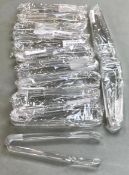 7" POLYCARB ICE TONGS - LOT OF 12, JOHNSON-ROSE 3077