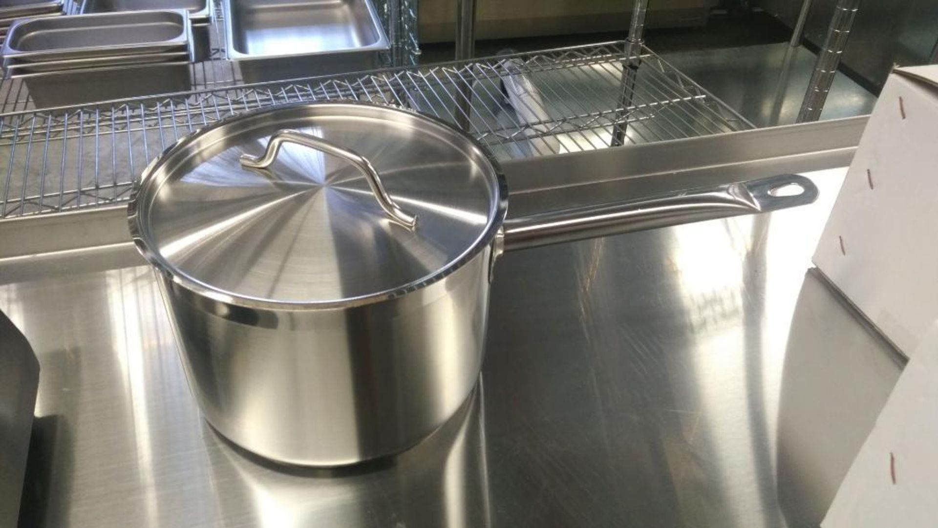 4.5QT HEAVY DUTY STAINLESS SAUCE PAN INDUCTION CAPABLE, JR 47642 - NEW - Image 3 of 4