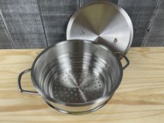 PADERNO 3.2QT STAINLESS STEAMER - MADE IN CANADA