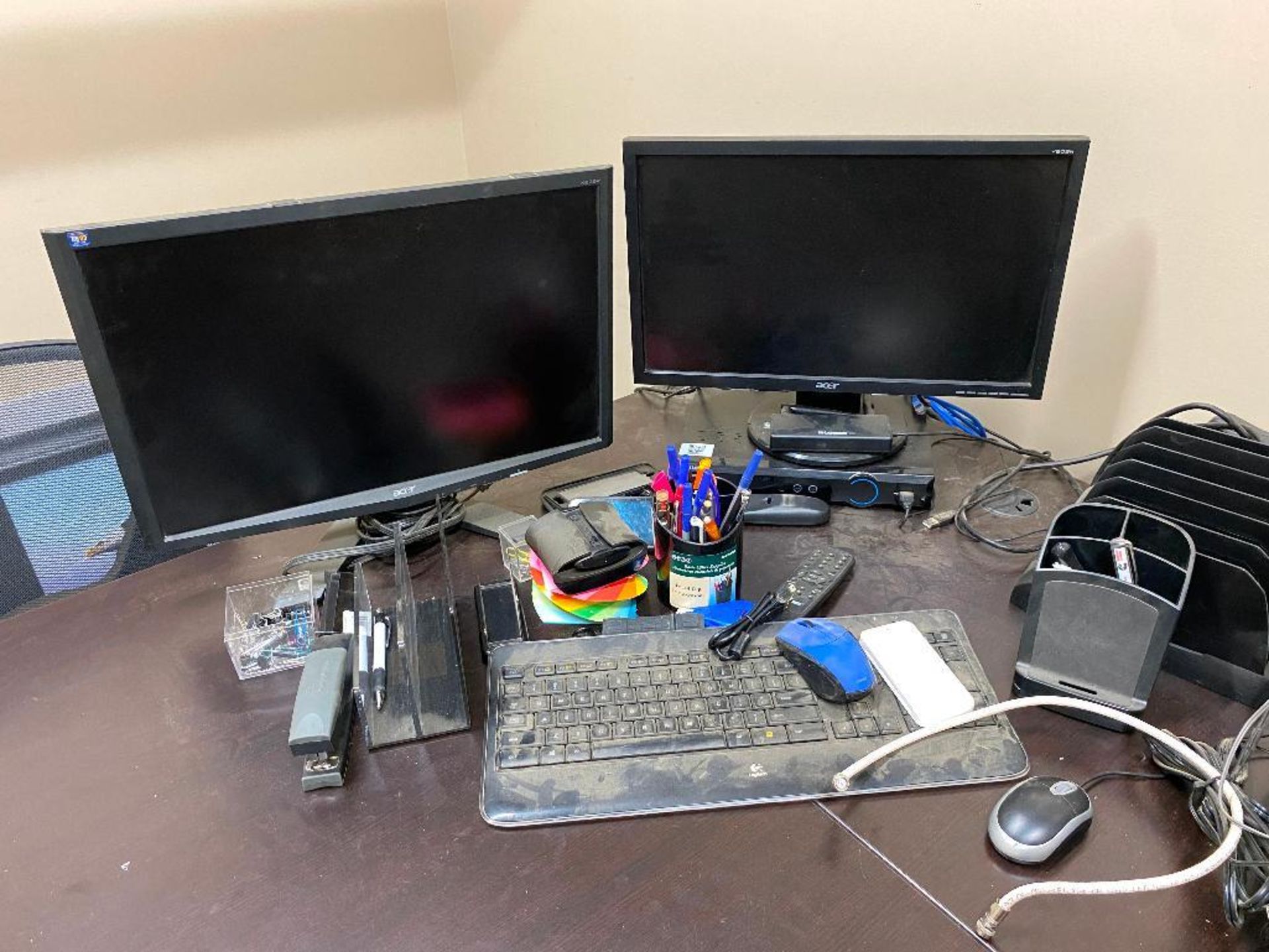 Lot of (2) Monitors, Lorex Security System, Routers, Phone, Printer, etc. - Image 2 of 3