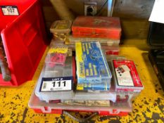 Lot of Asst. Air Fittings, Fuses, Grease Fittings, Splices, etc.