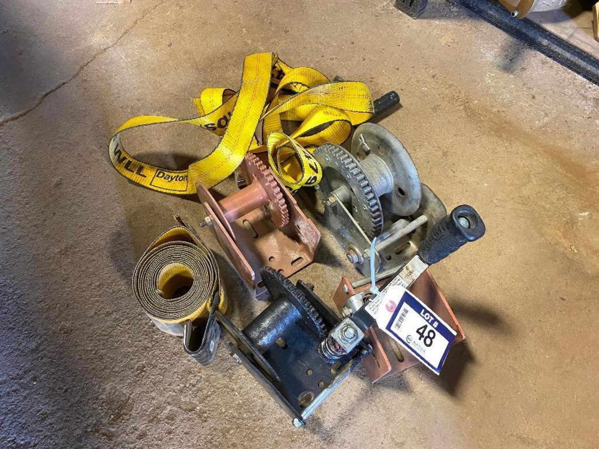 Lot of Asst. Hand Winches, etc.