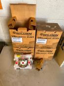 Lot of (4) Wilden Air Operated Double Diaphragm 1/4" Plastic Pump