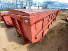 Approx. 20' X 8' X 6' Roll-Off Bin w/ Lid and Sliding Doors