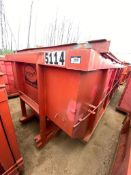 Approx. 20' X 8' X 6' Roll-Off Bin w/ Lid and Swinging Doors