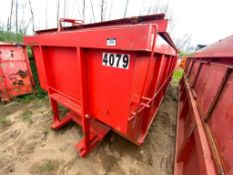 Approx. 15' X 8' X 6' Roll-Off Bin w/ Lid