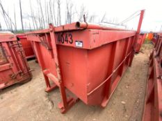 Approx. 20' X 8' X 6' Roll-Off Bin w/ Lid