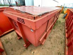 Approx. 20' X 8' X 6' Roll-Off Bin w/ Lid and Sliding Doors