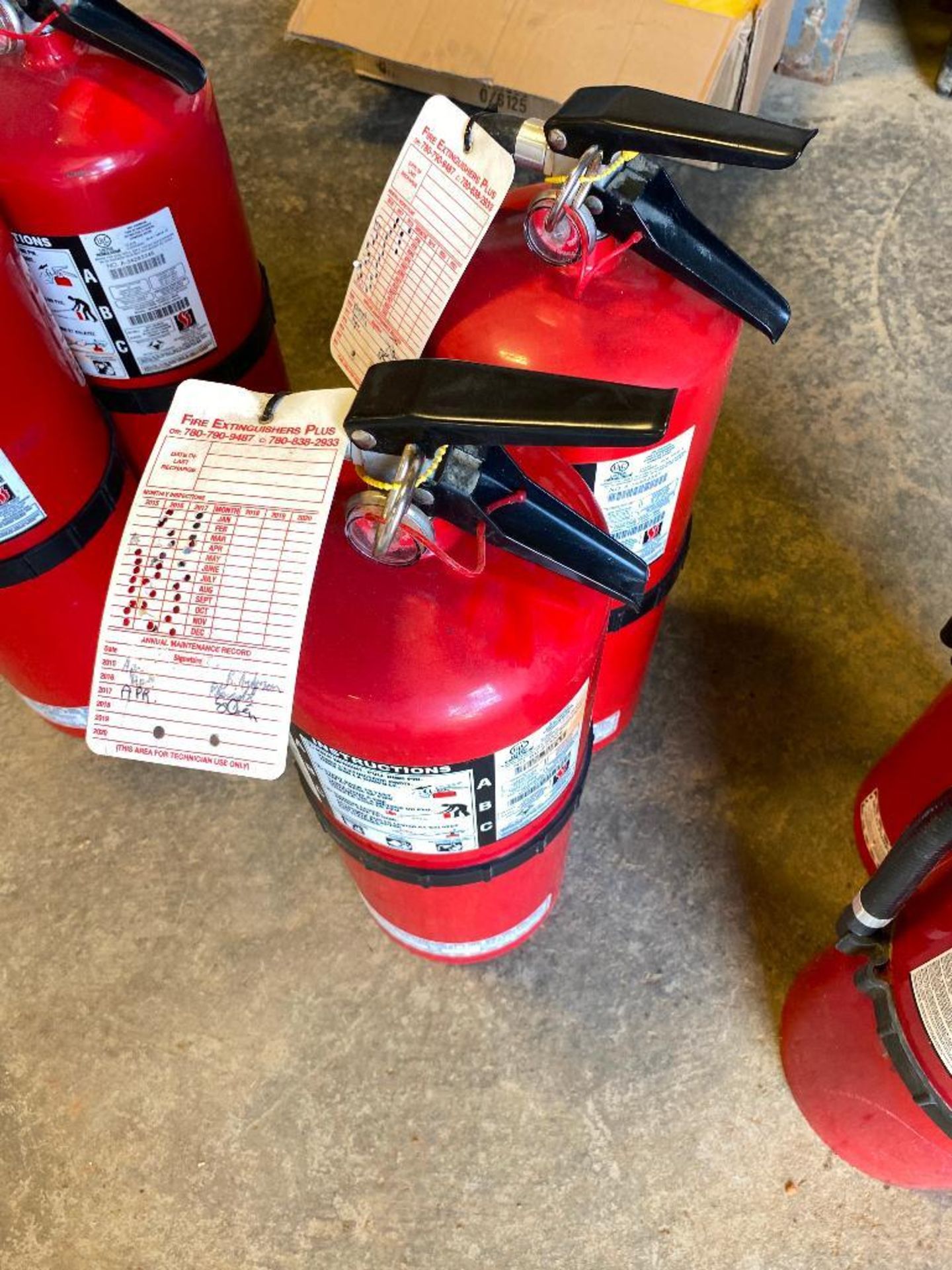 Lot of (2) 20lb. ABC Fire Extinguishers