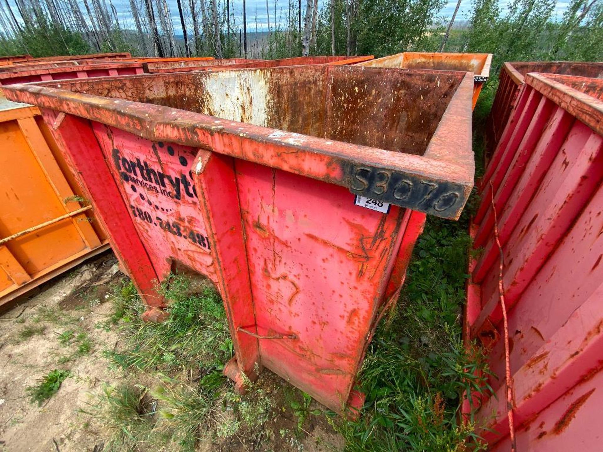 Approx. 15' X 8' X 5' Roll-Off Bin